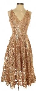 Dress the Population Maria/Blair Gold Sequin Dress